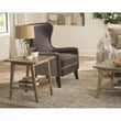 Pemberly Row Modern Mid-Century Natural Wood Square End Table