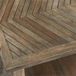Pemberly Row Modern Mid-Century Natural Wood Square End Table