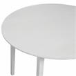 Pemberly Row Modern / Contemporary White Wood Drop-leaf Dining Table
