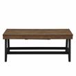 Pemberly Row Contemporary Caramel and Ebony 3-Piece Occasional Set