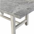 Pemberly Row Contemporary Weathered White Wood 7-Piece Dining Set