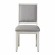 Pemberly Row Contemporary Weathered White Wood 7-Piece Dining Set