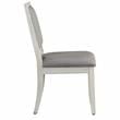 Pemberly Row Contemporary Weathered White Wood 7-Piece Dining Set