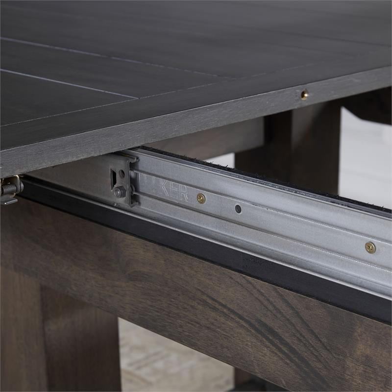 Pemberly Row Dusky Cedar Brown 7-piece Counter Height Dining Set