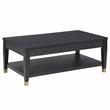 Pemberly Row Contemporary Rubbed Charcoal Wood Lift-top Cocktail Table