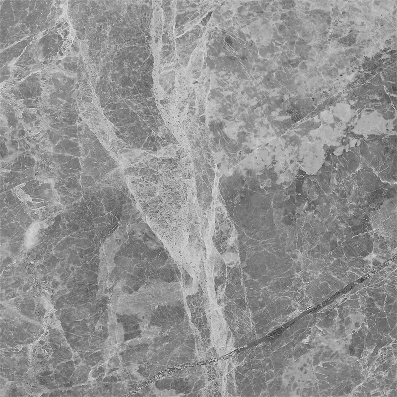 Pemberly Row Gray Marble and Espresso Wood 3-piece Coffee Tables Occasional Set