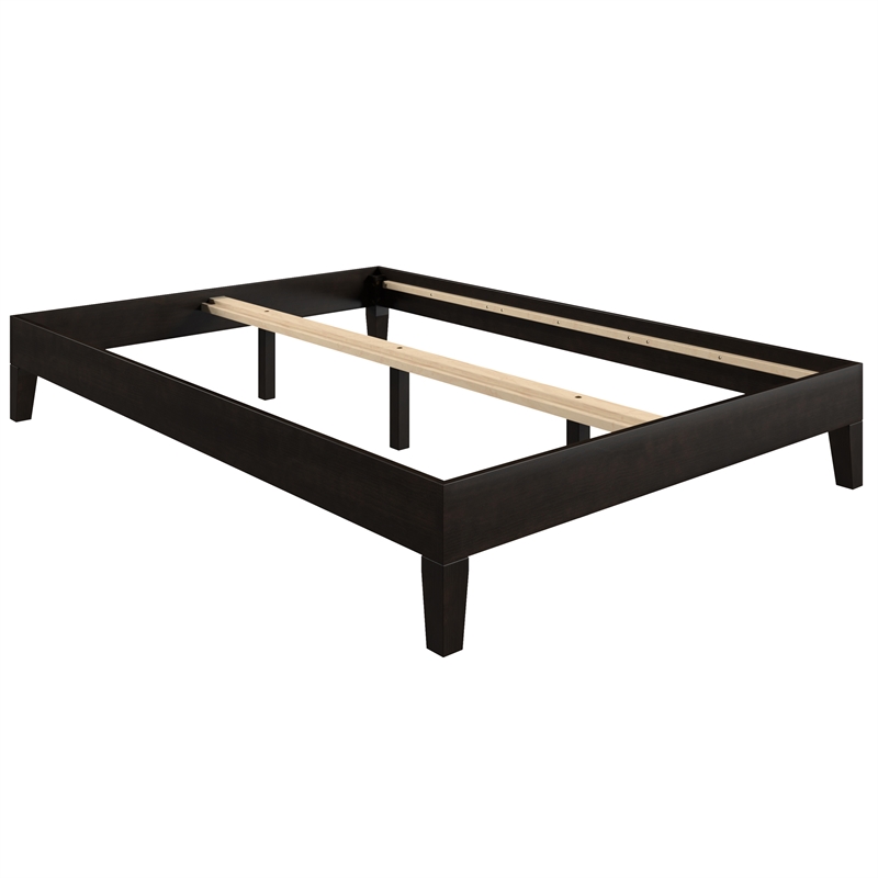 Pemberly Row Contemporary Full Size Black Wood 53