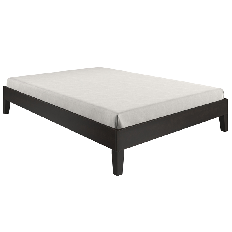 Pemberly Row Contemporary Full Size Black Wood 53