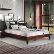Pemberly Row Modern / Contemporary Full Natural Wood Platform Bed