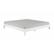 Pemberly Row Modern / Contemporary King White Wood Platform Bed