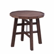Pemberly Row 3-Piece Burnt Caramel Finish Wood Occasional Table Set
