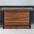 Pemberly Row Modern Transitional Chestnut Wood Finish 42
