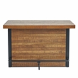 Pemberly Row Modern Transitional Chestnut Wood Finish 42