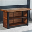 Pemberly Row Modern Transitional Chestnut Wood Finish 42