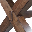 Pemberly Row Farmhouse / Country Mocha Brown 7-piece Wood Dining Set