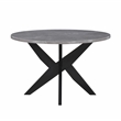 Pemberly Row Engineered Wood Contemporary Faux Marble Dining Table Gray