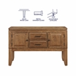 Pemberly Row Contemporary Engineered Wood Buffet/Server in Brown