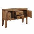 Pemberly Row Contemporary Engineered Wood Buffet/Server in Brown