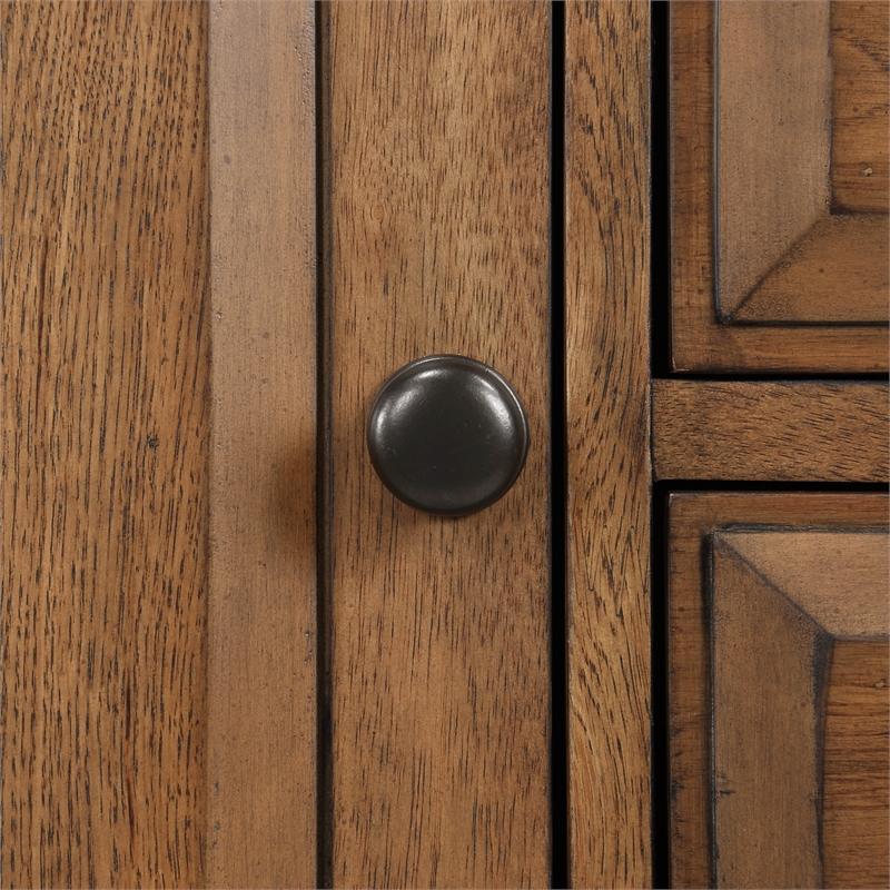 Pemberly Row Contemporary Engineered Wood Buffet/Server in Brown