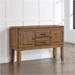 Pemberly Row Contemporary Engineered Wood Buffet/Server in Brown