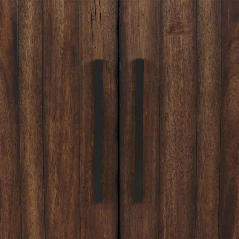 Pemberly Row Transitional Engineered Wood Buffet/Server in Dark Brown