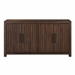 Pemberly Row Transitional Engineered Wood Buffet/Server in Dark Brown
