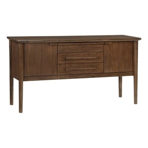 Pemberly Row Transitional Engineered Wood Buffet/Server in Brown