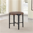 Pemberly Row Contemporary Engineered Wood Round End Table in Brown