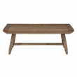 Pemberly Row Farmhouse Engineered Wood Coffee Table in Brown