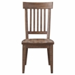 Pemberly Row Engineered Wood Dining Side Chair in Brown (Set of 2)