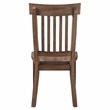 Pemberly Row Engineered Wood Dining Side Chair in Brown (Set of 2)