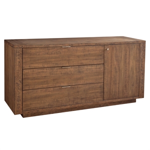 Pemberly Row Transitional Engineered Wood Buffet/Server in Brown