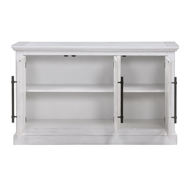 Pemberly Row Traditional Engineered Wood Buffet/Server in White