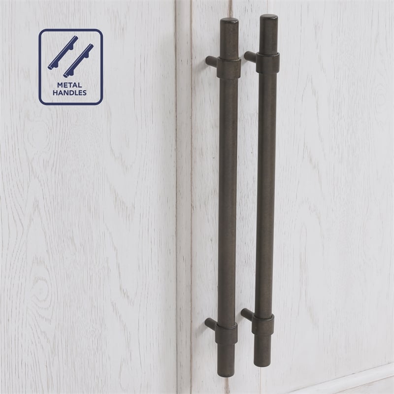 Pemberly Row Traditional Engineered Wood Buffet/Server in White