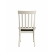 Pemberly Row Engineered Wood Dining Side Chair in White (Set of 2)