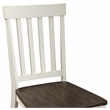 Pemberly Row Engineered Wood Dining Side Chair in White (Set of 2)