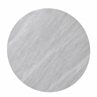 Pemberly Row Contemporary Faux Marble Round End Table in Gray