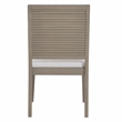 Pemberly Row Polyester Upholstered Side Chair in Gray (Set of 2)