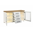Pemberly Row Contemporary Engineered Wood Buffet/Server in White