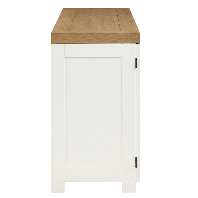 Pemberly Row Contemporary Engineered Wood Buffet/Server in White