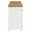 Pemberly Row Contemporary Engineered Wood Buffet/Server in White