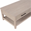 Pemberly Row Contemporary Engineered Wood Cocktail Table in Light Brown
