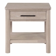 Pemberly Row Contemporary Engineered Wood End Table in Light Brown