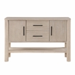 Pemberly Row Contemporary Engineered Wood Buffet/Server in Light Brown