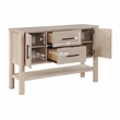 Pemberly Row Contemporary Engineered Wood Buffet/Server in Light Brown
