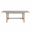 Pemberly Row Contemporary Engineered Wood Dining Table in Light Brown