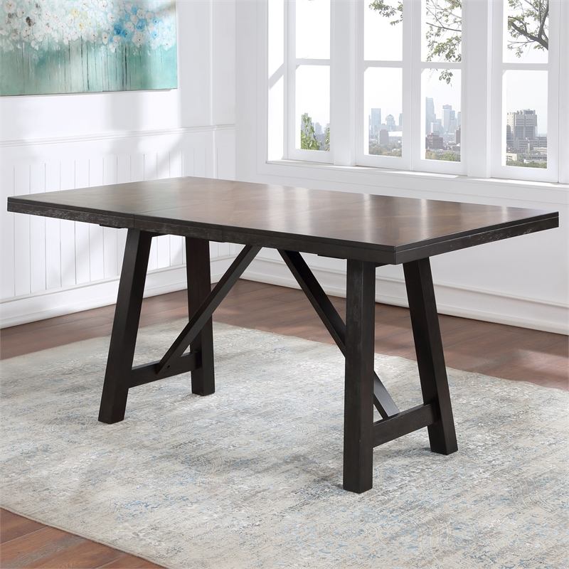 Pemberly Row Engineered Wood Counter Table with 18