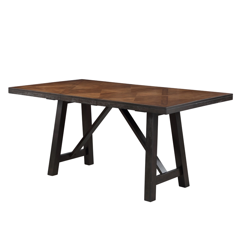 Pemberly Row Engineered Wood Counter Table with 18