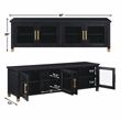 Pemberly Row Engineered Wood TV Stand For TVs Upto 75