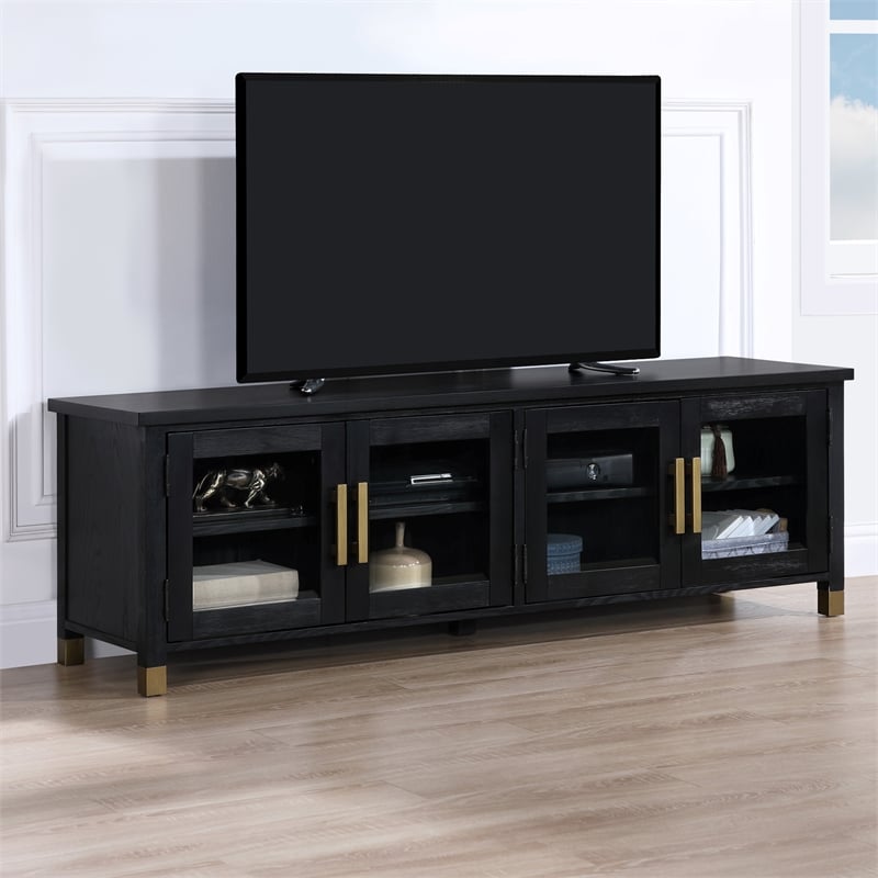 Pemberly Row Engineered Wood TV Stand For TVs Upto 75